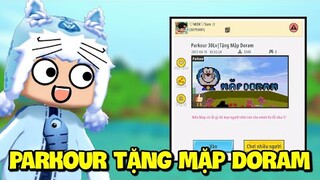 MEOWPEO LẦN ĐẦU CHƠI MAP PARKOUR TẶNG MẶP DORAM CÙNG 20 FAN TRONG MINI WORLD VÀ CÁI KẾT