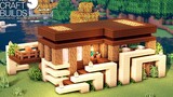 [Pengajaran Arsitektur Minecraft] Rumah kayu modern.