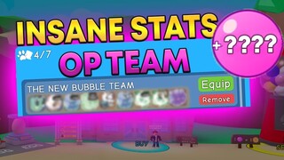 REVEALING MY NEW SECRET BUBBLE TEAM IN BUBBLE GUM SIMULATOR