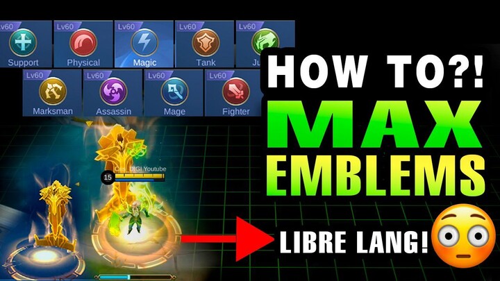 HOW TO MAX EMBLEMS FAST | MAGIC DUST SHOP  | MLBB | TIPS AND GUIDES | CRIS DIGI