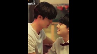 Beso real tras las cámaras de Nunew a Zee. Cutie Pie the serie bts behind the scenes. BL. Boys love