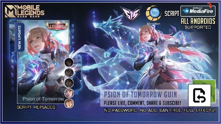 Psion Of Tomorrow Guinevere skin script | Full effects, no password, no ads, and a backup file!