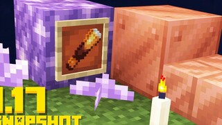 ใหม่ Minecraft 117 สแนปชอต อเมทิสต์! เทียน! ทองแดงบล็อก! กล้องส่องทางไกล! บันเดิล (อัพเดตถ้ำ)