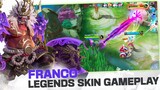 FRANCO'S LEGEND SKIN HAS PURPLE MAGNET HOOK