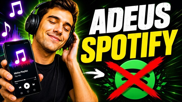 ADEUS SPOTIFY? 🎵 TESTEI os MELHORES APPS de MÚSICA GRÁTIS para Android!