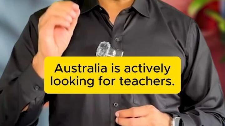 Teachers Are Highly In Demand in Australia