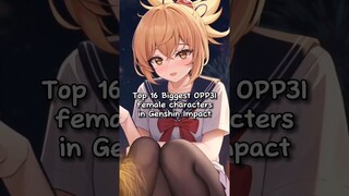 Top 16 Biggest Opp3i/Booba female characters in Genshin Impact (Playable)