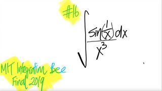 #16 2019 MIT Integration Bee Final