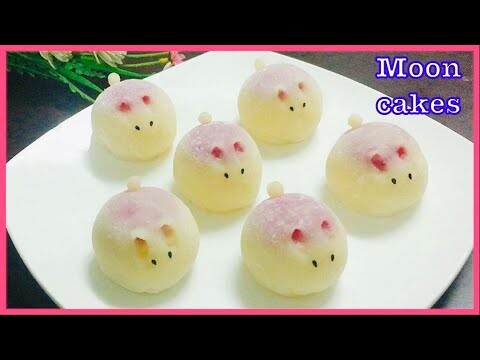 BÁNH TRUNG THU không dùng khuôn - Nhân trứng sữa vị Matcha  | Tra My Cooking
