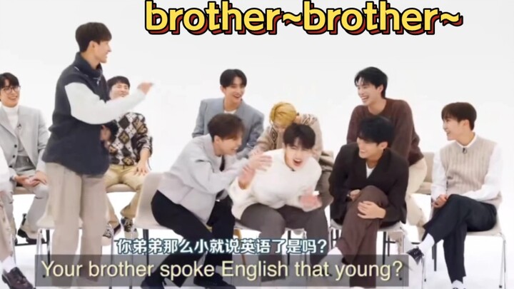 Dino menyelamatkan adiknya yang jatuh ke air, satu kalimat “brother brother” saja sudah membuat semu