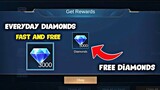 200 DIAMONDS EVERYDAY! FAST AND FREE! LEGIT100% | Mobile Legends 2021