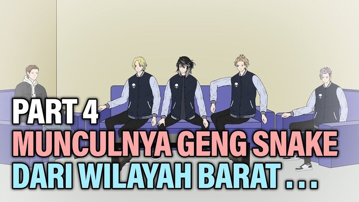 MUNCULNYA GENG SNAKE DARI WILAYAH BARAT PART 4 - Animasi Drama Series