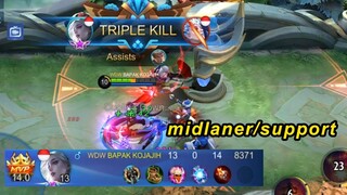 carmilla hero support tapi jadi midlaner wkwk