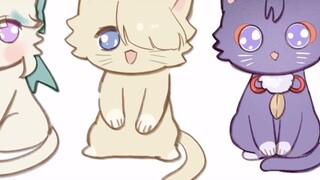 Genshin Impact: A stray cat that sneaks into the Fatui?