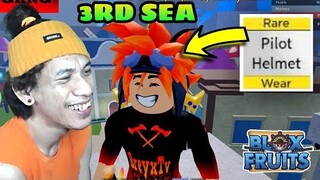 Blox Fruits #13 - I Obtained The Pilot Helmet At 3rd Sea | Blox Fruits - Roblox