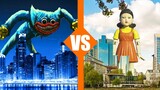 Giant Huggy Wuggy vs Squid Game Girl | SPORE