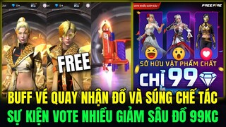 SỰ KIỆN CÀY GÓI ĐỒ CHẾ TÁC VÀ SKIN SÚNG CHẾ TÁC FREE, SỰ KIỆN VOTE NHIỀU GIẢM SÂU TOÀN ĐỒ NGON