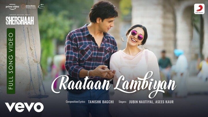 Raataan Lambiyan - Full Song Video|Shershaah |Sidharth–Kiara|Tanishk B.|Jubin|Asees