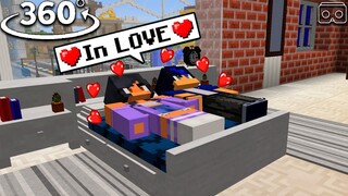 😍Aphmau and Ein in Bed In Minecraft 360°