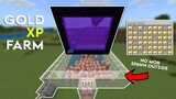 Minecraft Bedrock Gold XP Farm 1.19 Easy Tutorial