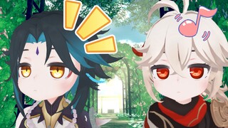 【原神】魈宝和叶宝当然都要啦～