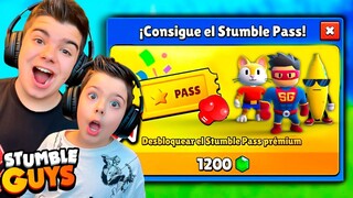 COMPRAMOS EL NUEVO PASE Y CONSEGUIMOS LAS MEJORES ESTELAS!!! STUMBLE GUYS