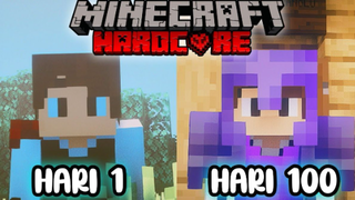 100 HARI Minecraft HARDCORE Di Dunia Terbesar !!_2