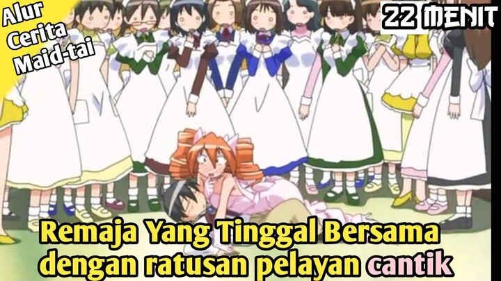 Tinggal Bersama Dengan Ratusan Pelayan - Alur Cerita Anime Maid-Tai La Verite
