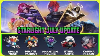 Sun July 2021 Starlight Reward + 5 upcoming Starlight Skin | Franco MM Build | MLBB