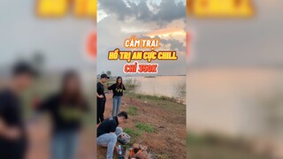 Cắm trại cực chill tại Hồ Trị An