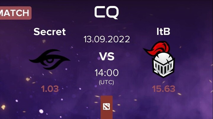 SECRET vs ITB ~ TI11 WEU QUALIFIER 2022 ~ DOTA 2 ~ Game # 3