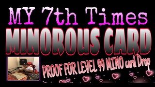 PROOF FOR LEVEL 99 WHO GOT MINOROUS CARD FOR 7TH TIME AROUND LODIKS ▪ Ragnarok mobile