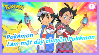 [Pokémon] Một người thợ kim hoàn làm mặt dây chuyền Pokémon viền kim cương bằng tay_1