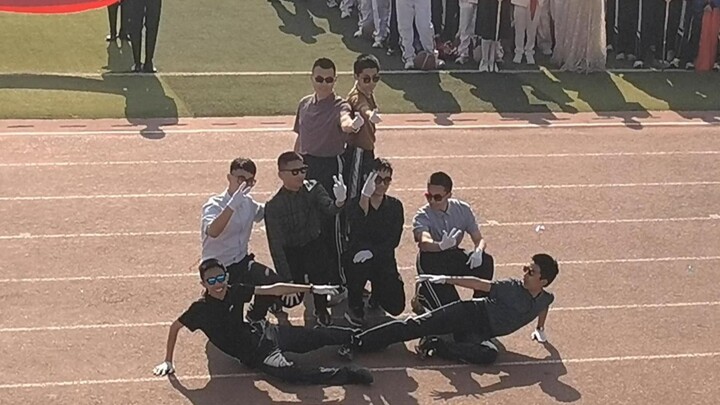 At first, people thought it was just a regular sports day opening ceremony…