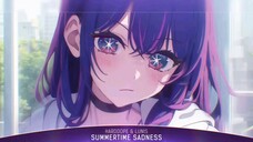 Nightcore - Summertime Sadness (Lyrics) | Nightcoreシジル