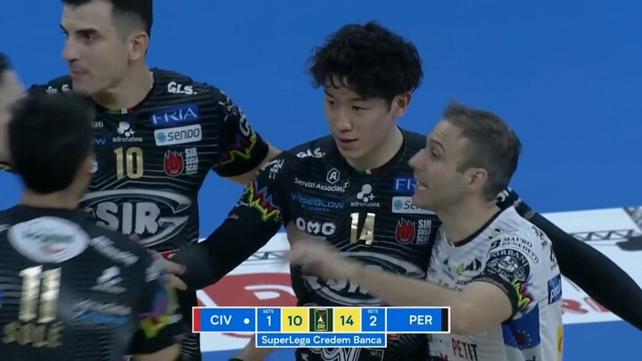 Sir Susa Scai Perugia - Cucine Lube Civitanova | Round 2
