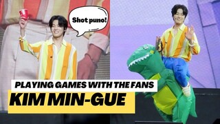 Kim Min-gue Plays Fun Games With His Fans and Says 'Shot Puno!' | #MingueMomentinManila