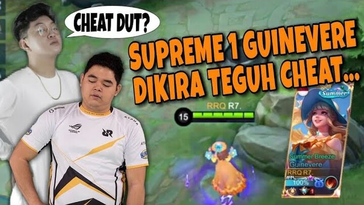 GUINEVERE SUPREME 1 CHEAT MAP HACK ?! TEGUH LAPOR KE MOONTON !