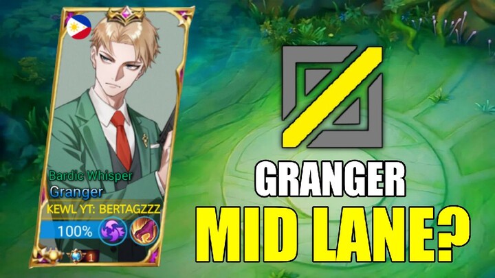 GRANGER MID LANE!? - WIN OR LOSE? | MLBB