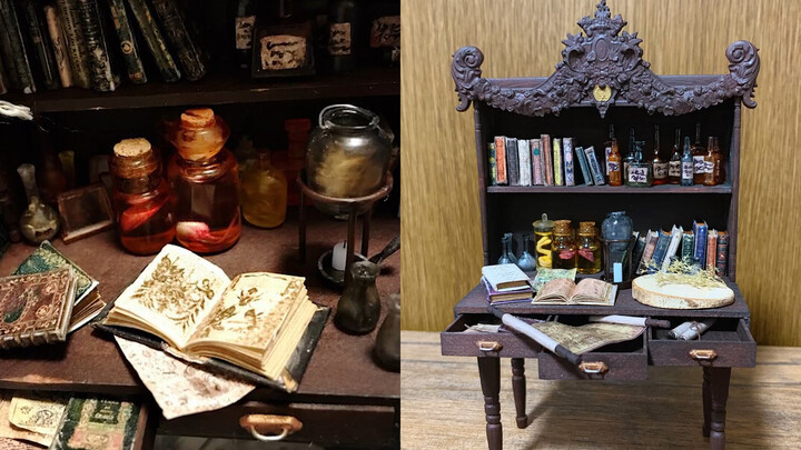 [Miniature] [DIY Tutorial] Magic Table With Lots Of Decorations