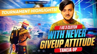 Tournament Highlights of weekly scrims 🏆: Must watch this gameplay || Taneja op