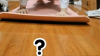 I have a really slippery yoga mat...