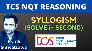 TCS NQT Reasoning : Syllogism | Solve Syllogism in Easiet Way | Pratik Shrivastava