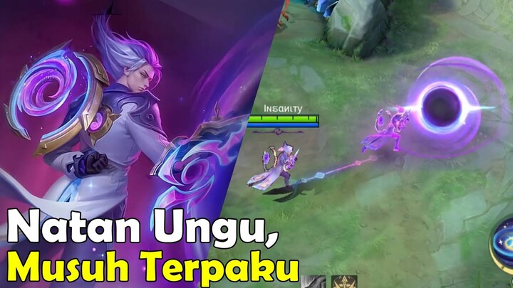 Skin Ungu, Musuh Terpaku || Review Skin Natan Special mobile legends