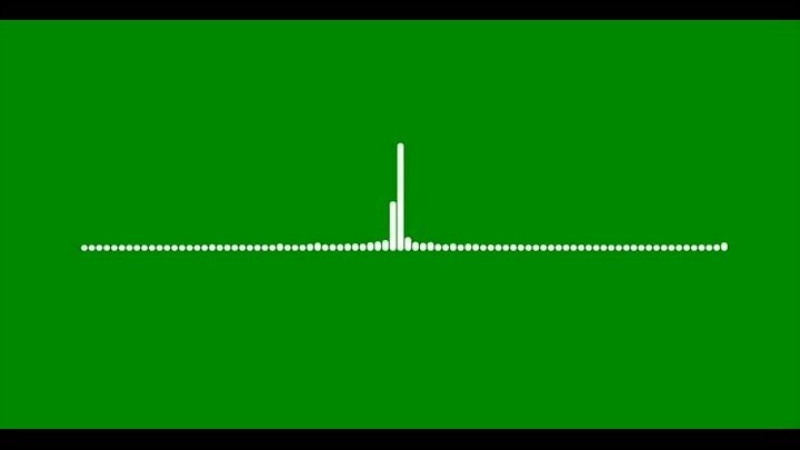 แชร์ฟุตเทจฉากเขียวเอฟเฟกต์ดนตรีเต้นได้