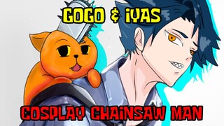 Momen Ketika Gogo & Iyas Cosplay Chainsawan | Gogo's Toon