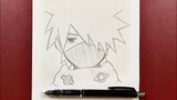Easy anime drawing | how to draw kid kakashi easy step-by-step