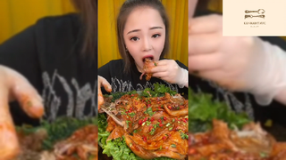 Mukbang thịt ướp siêu cay #anngon