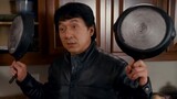 The king of props Jackie Chan fight scene can win Jackie Chan in the kitchen?