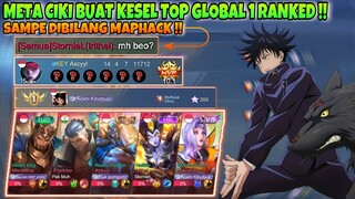 META CIKI BUAT KESEL PARTY TOP GLOBAL 1 RANK !! SAMPE DIBILANG MAPHACK !! - Julian Mobile Legends
